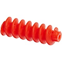 Ajax científica plástico Gear Gusano- 0-82 cm Diámetro x 2.46 cm) longitud- pequeño- rojo (Pack de 10)